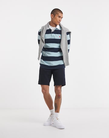 Polo Ralph Lauren Stripe Rugby Shirt - Navy/Blue