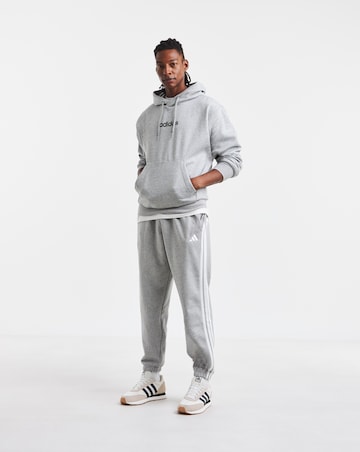 adidas 3 Stripes Fleece Cuffed Joggers