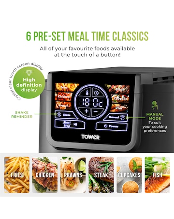 Tower T17158 AI5 8L VIPS Digital Air Fryer Grey