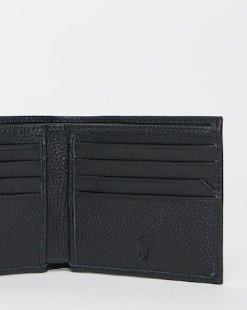 Polo Ralph Lauren Pebble Leather Wallet - Black