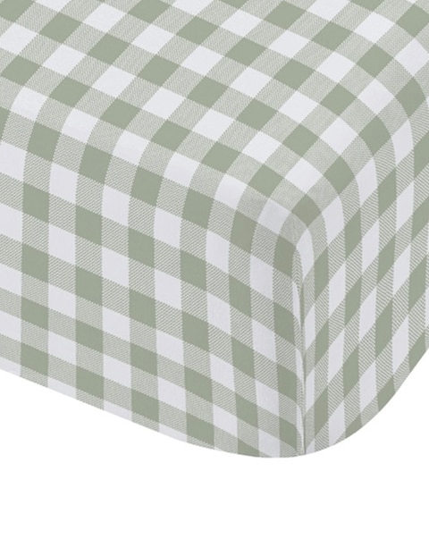 Catherine Lansfield Bamford Gingham Check Fitted Sheet