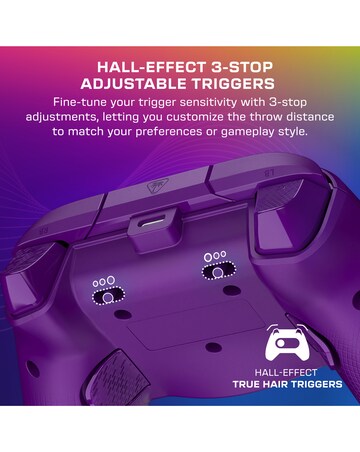 Turtle Beach Afterglow Wave Wired RGB Gaming Controller for Xbox & PC - Purple
