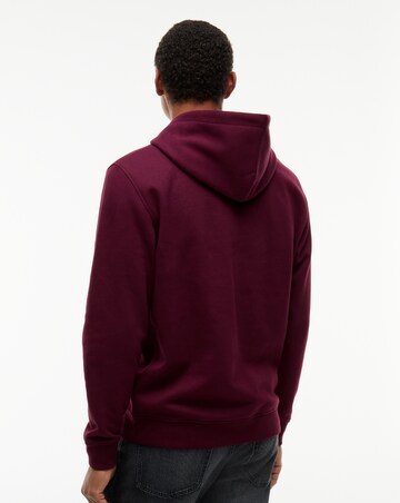 Tommy Jeans Linear Logo Hoodie - Berry