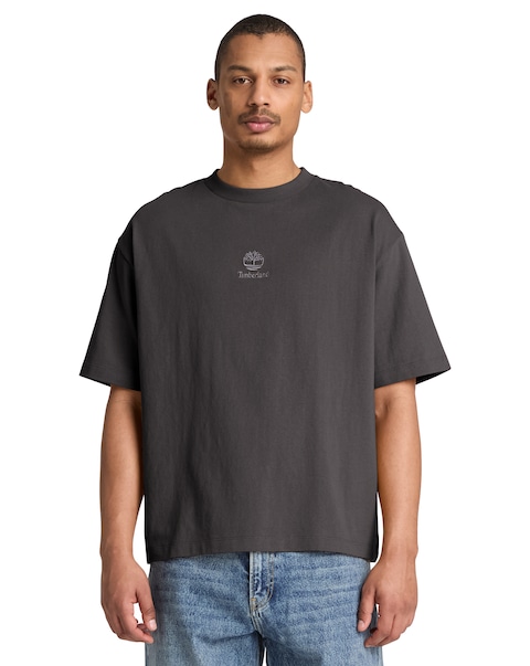 Timberland Shorewood Heavyweight Short Sleeve T-Shirt - Black
