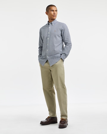 Polo Ralph Lauren Long Sleeve Gingham Oxford Shirt - Navy/White