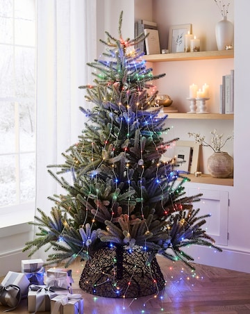 Multi Coloured Cascading Tree Lights