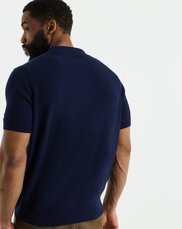 Polo Ralph Lauren Short Sleeve Knitted Polo - Navy