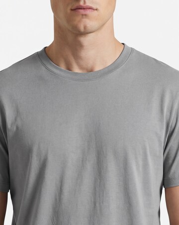 Folio Mercerised Supima Cotton T-Shirt-Grey