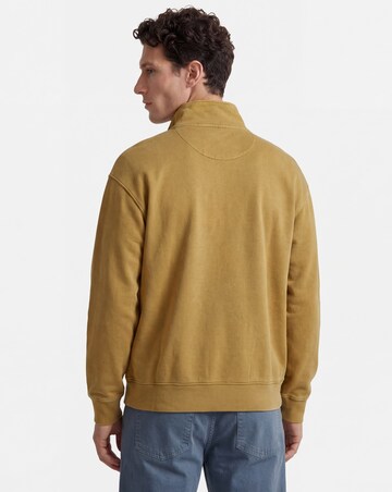 Union Garment Dyed Funnel Neck Sweatshirt-Tan