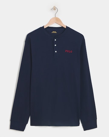 Polo Ralph Lauren Waffle Lounge Top - Navy
