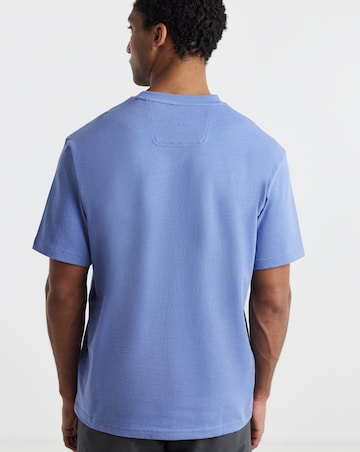 BOSS Short Sleeve Relax Fit Centre Logo T-Shirt - Blue