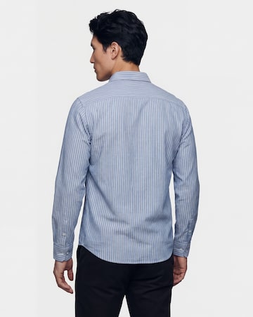 Long Sleeve Poplin Stripe Shirt Long