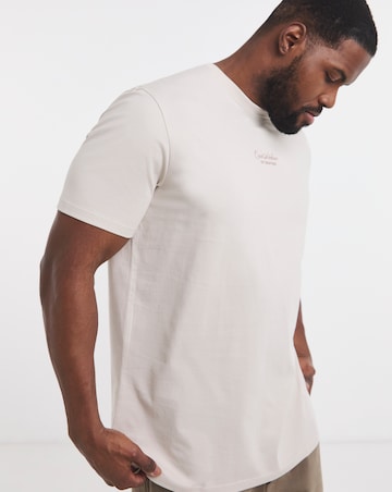 Jack & Jones Art Back Graphic T-Shirt - Cream/Red