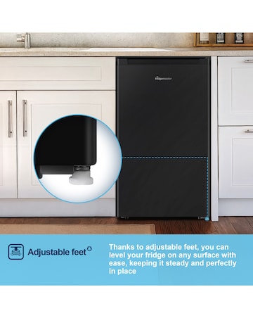 Fridgemaster MUL4892EB Under Counter Fridge - Black E Rated