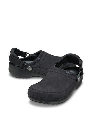 Crocs Classic Crafted Vegan Suede Clog - Black