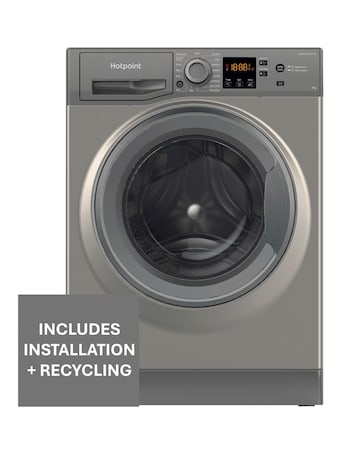Hotpoint NSWM 7469 GG UK 7kg, 1400rpm, Washing Machine - Graphite + Installation
