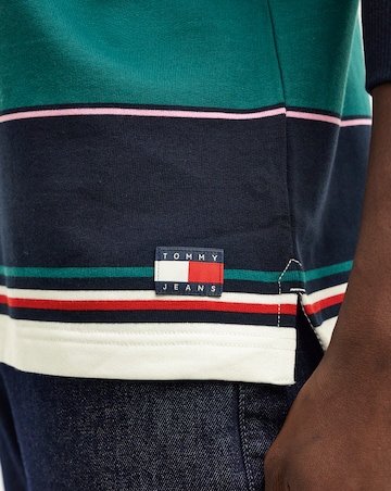 Tommy Jenas Relax Fit Stripe Rugby - Navy