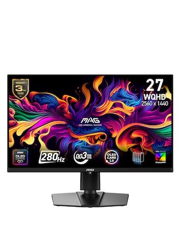 MSI MAG 271QP QD-OLED 27in WQHD 280Hz OLED FreeSync HDR Gaming Monitor