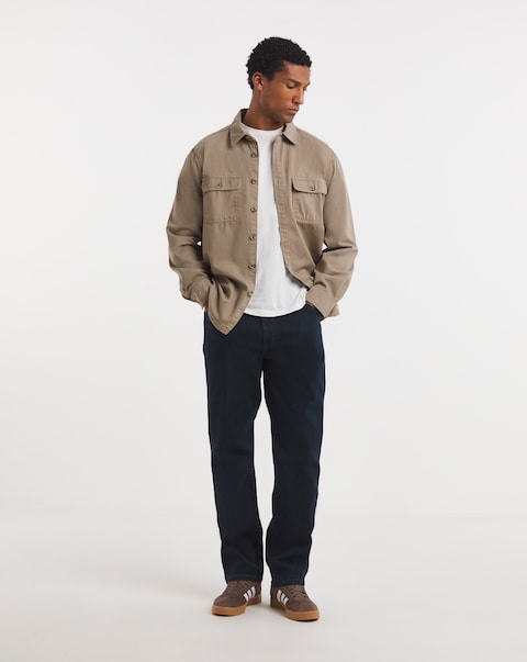 Wrangler Texas Straight Fit Jean - Blue/Black
