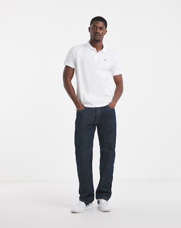 Levi's Short Sleeve Housemark Pique Polo - White