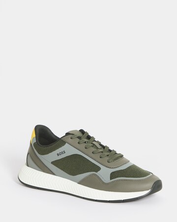 BOSS Titanium Runner Trainers -Green