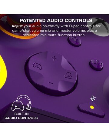 Turtle Beach Afterglow Wave Wired RGB Gaming Controller for Xbox & PC - Purple