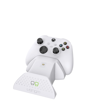 Venom Xbox Twin Controller Docking Station - White