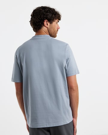 BOSS Short Sleeve Structure Logo T-Shirt - Dark Grey