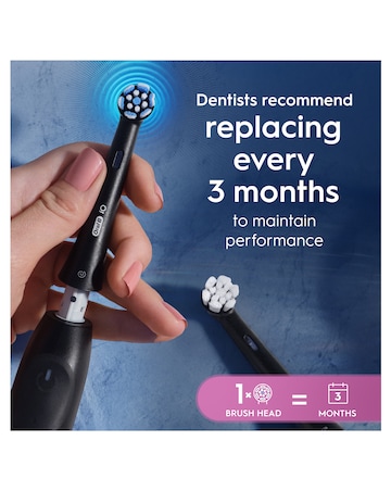 Oral-B iO Gentle Clean Black Refill heads 4 Pack