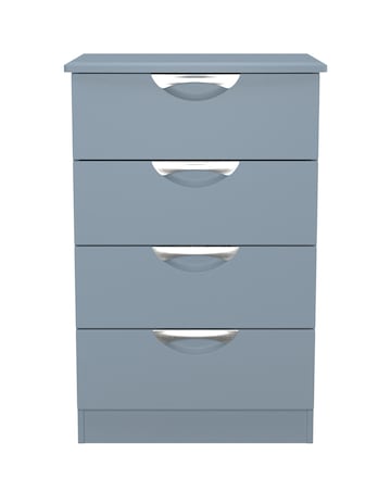 Haydn Ready Assembled 4 Drawer Midi Chest - Kids