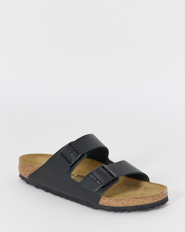 Birkenstock Classic Smooth Leather Arizona Sandals - Black