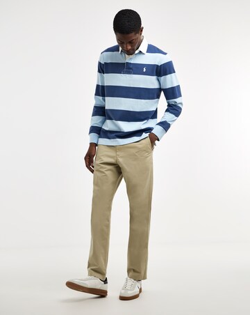 Polo Ralph Lauren Long Sleeve Stripe Rugby - Navy/Blue