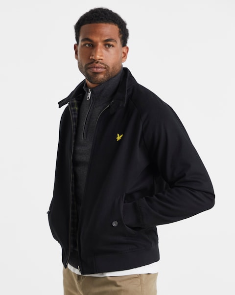 Lyle & Scott Cotton Harrington Jacket - Black