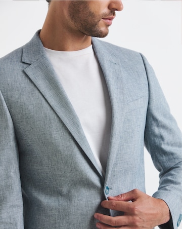 Linen Blend Suit Jacket