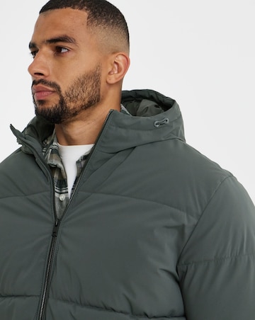 Jack & Jones Galaxy Puffer Jacket - Grey
