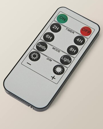 ValueLights Set of 3 LED Flickering Candles with Remote Control