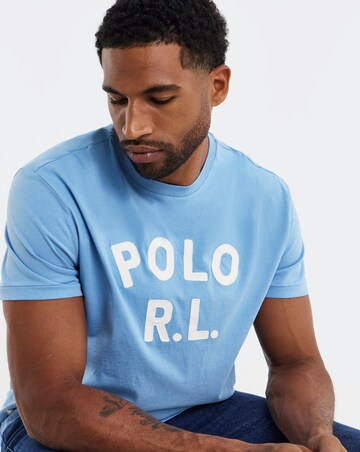 Polo Ralph Lauren Shirt Sleeve Logo T-Shirt - Blue
