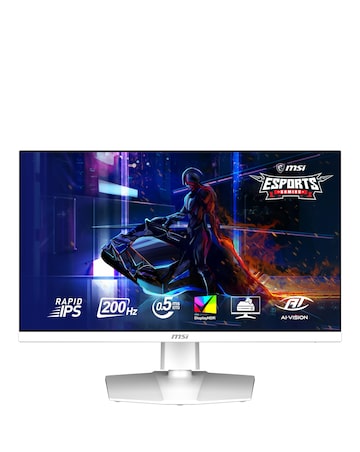 MSI MAG 274QRFW E20 27in WQHD 200Hz 0.5ms IPS White Gaming Monitor