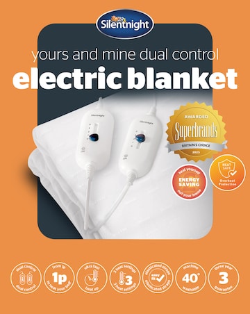 Silentnight Yours&Mine Dual Control Electric Blanket