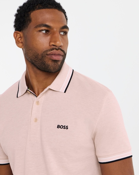 BOSS Short Sleeve Paddy Polo - Pink