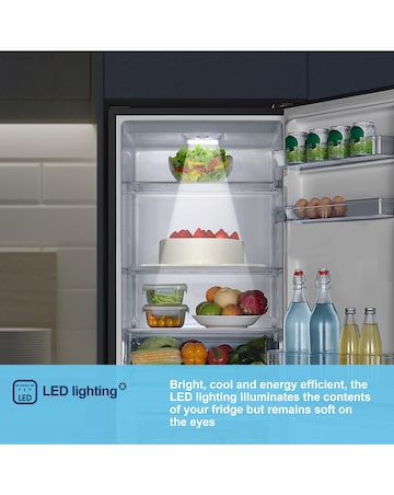 Fridgemaster MC55240EB 174cm 50/50 Fridge Freezer Black