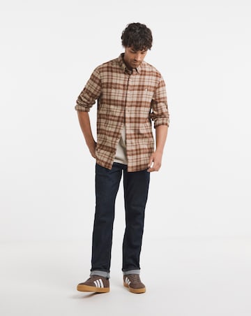 Long Sleeve Check Flannel Shirt