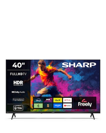 Sharp 2T-C40HE2245KB 40in Full HD Smart TiVo LED TV with Freely