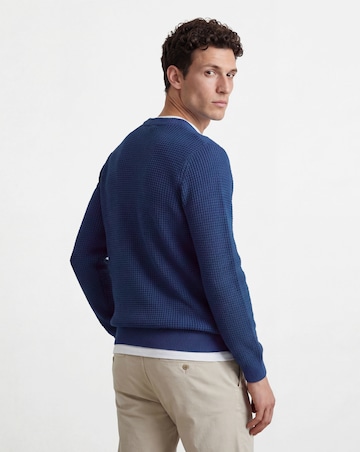 Textured Crew Neck Jumper
