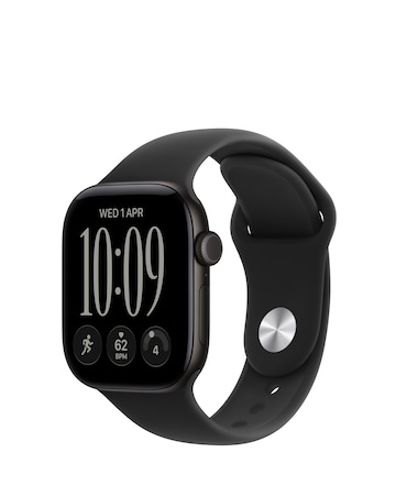 Apple Watch Series 12 GPS 42mm - Black Aluminium/Black Sport Band - S/M