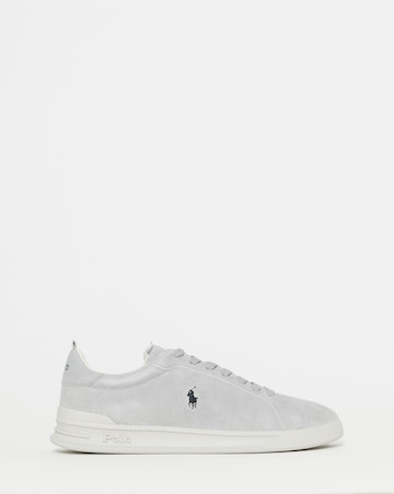 Polo Ralph Lauren Heritage Court Suede Trainer - Soft Grey