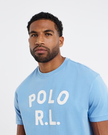 Polo Ralph Lauren Shirt Sleeve Logo T-Shirt - Blue