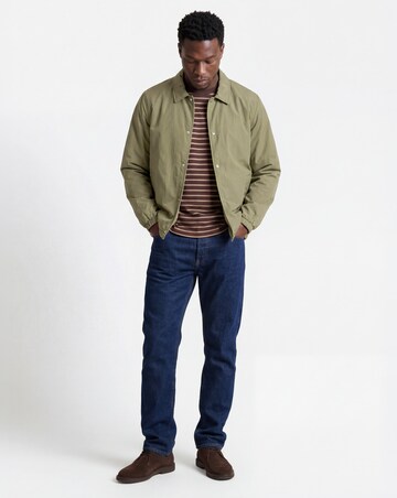 Khaki Shower Resistant Lightweight Padded Jacket