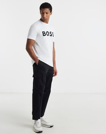 BOSS Short Sleeve Classic Logo T-Shirt - White
