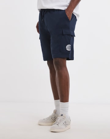 Jack & Jones Gordon Alliance Sweat Cargo Short - Navy
